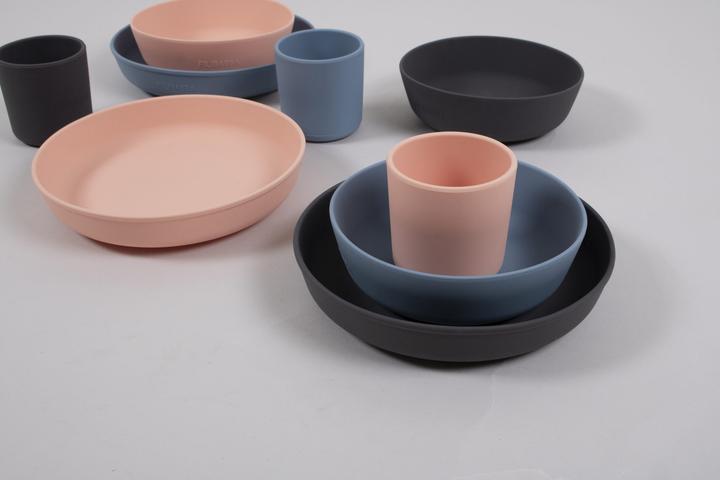 Image du produit Filibabba Assiettes en silicone pack de 2 - Peach