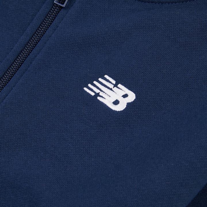 Actual product image New Balance B French Terry Small Logo FZ Hoodie (14, 15)