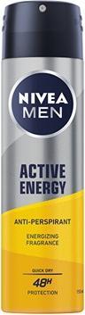 NIVEA Men Active Energy 48H Antiperspirant - Antiperspirant spray