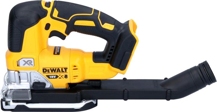Actual product image DeWalt DCS 334 E1T Akku Pendelhub Stichsäge 18 V Brushless + 1x Powerstack Akku 1,7 Ah + Ladegerät