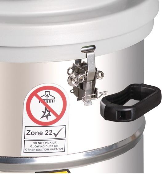 Actual product image Cleancraft Industrial hoover flexCAT 130 ATEX Large hoover for use in potentially explosive atmospheres (Wet dry vacuum cleaner)