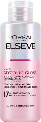 Productafbeelding L'Oréal Paris L'Oreal Elseve Glycolic Gloss Herstellende Behandeling Voor Glanzend Haar Voor Vrouwen 200Ml (200 ml)
