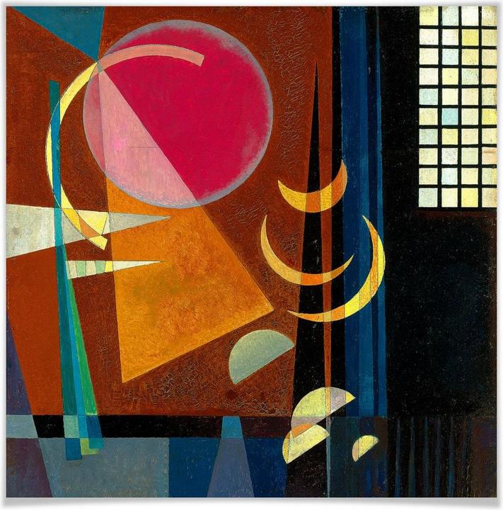 Image du produit Trenddeko Kandinsky - Aiguisé et calme (100 x 100 cm)