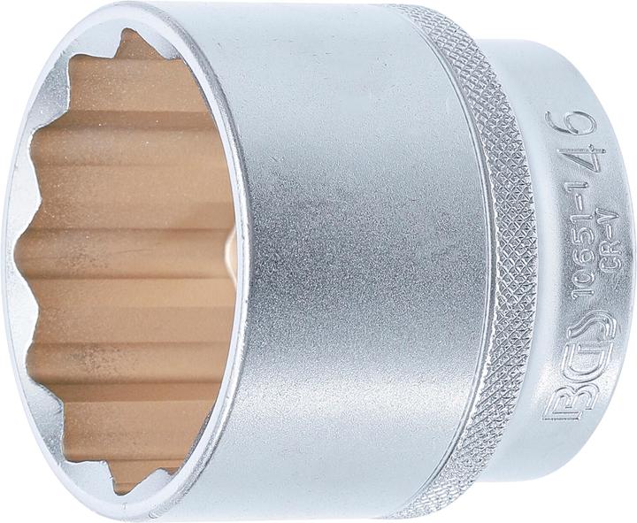 Immagine prodotto BGS Bussola a 12 punte con attacco da 12,5 mm (1/2") 46 mm (46 mm)