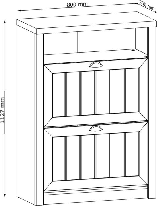 Produktbild Konsimo Lemas (80 x 113 x 36 cm)