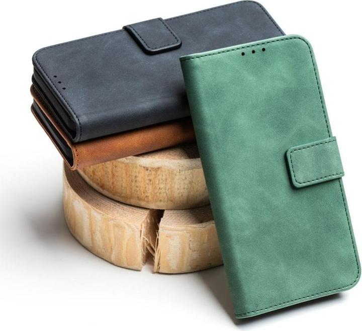 Produktbild OEM Back panel cover TENDER Book Case for SAMSUNG A23 5G green (Samsung Galaxy M23 5G)