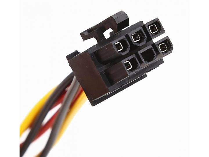 Immagine prodotto PowerGuard Connettore per scheda grafica a 6 pin e adattatore di alimentazione Molex a 2x 4 pin