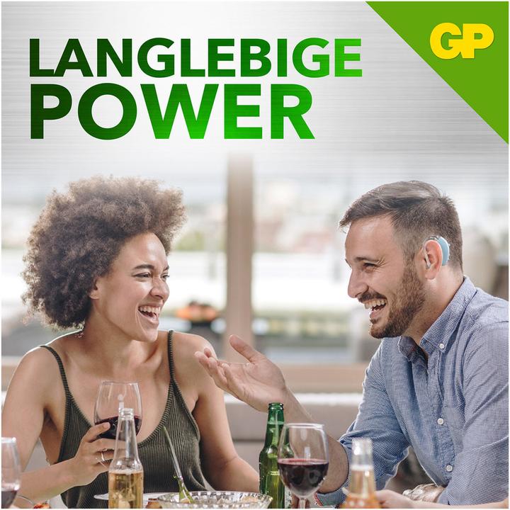 Immagine prodotto GP Batteries Pila a bottone GP ZA13, 1,4V, 6 pezzi. (6 pz., PR48, 290 mAh)