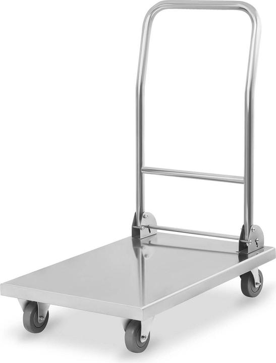 Produktbild Royal Catering Transportwagen Plattformwagen Arbeitswagen Edelstahl 400 Kg Lagerwagen Sackkarre (400 kg)