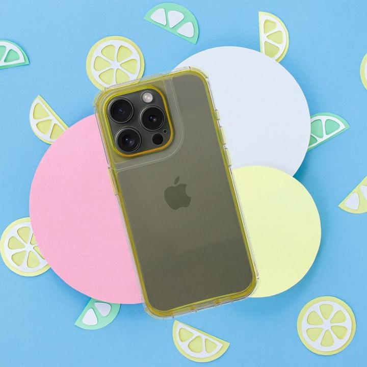 Immagine prodotto OEM Back panel cover MATRIX CLEAR Case for IPHONE 16 Pro yellow (Apple iPhone 16 Pro)
