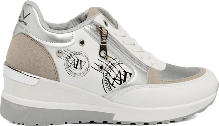 WHITE AND SILVER