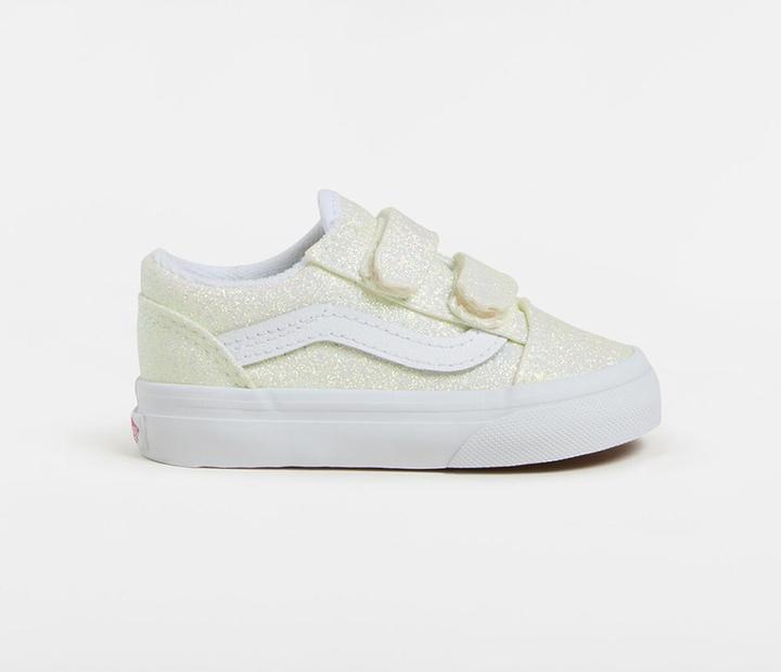 Vans TD Old Skool V (UV GLITTER) PINK/TR WHT