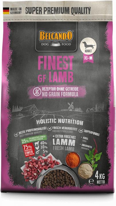 Produktbild Belcando Finest Grainfree Lamb Trockenfutter getreidefrei (Adult, 1 Stk., 4000 g)