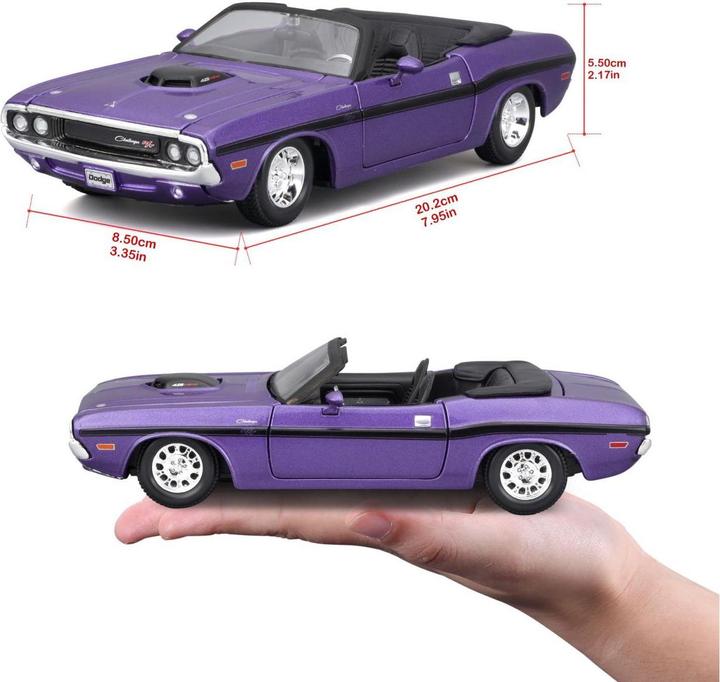 Produktbild Maisto Dodge Challenger R/T Convertible 1970