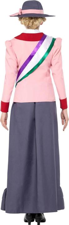 Actual product image Smiffys Womens/Ladies Deluxe Victorian Suffragette Costume Set (M)