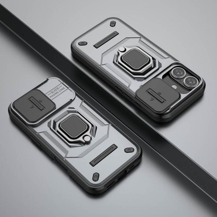 Actual product image Cover-Discount iPhone 16 - Armor Case with kickstand (Apple iPhone 16)