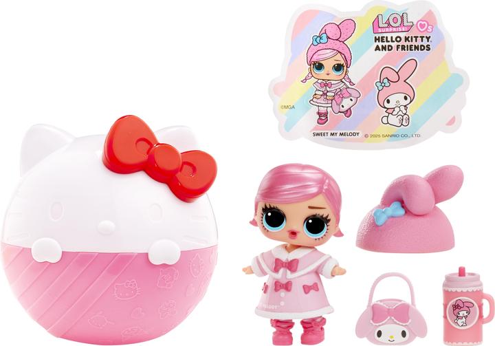 Actual product image MGA L.O.L. Surprise! Loves Hello Kitty & Friends Tots Core