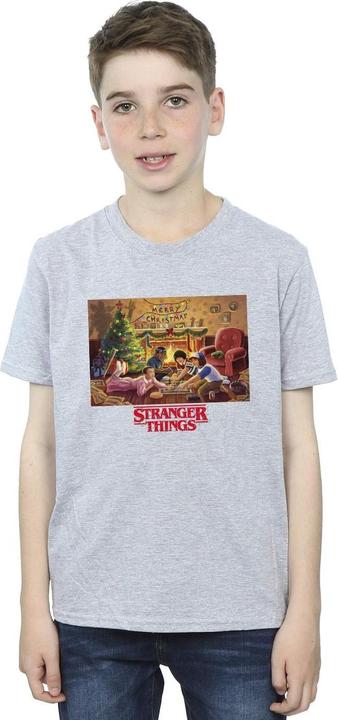 Immagine prodotto Netflix Stranger Things Christmas Gathering Maglietta Ragazzi (152, 158)