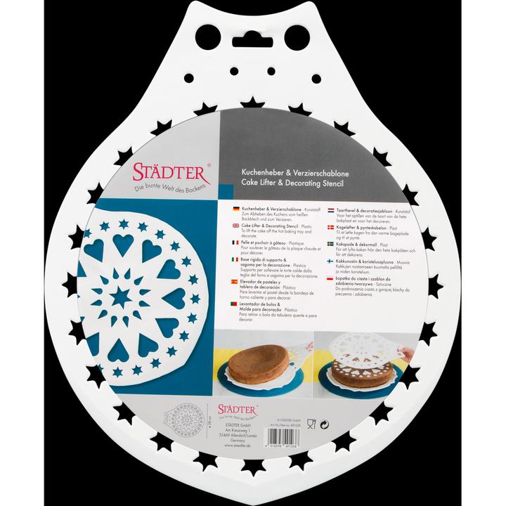 Produktbild Städter Kuchenheber & Verzierschablone ca 28cm