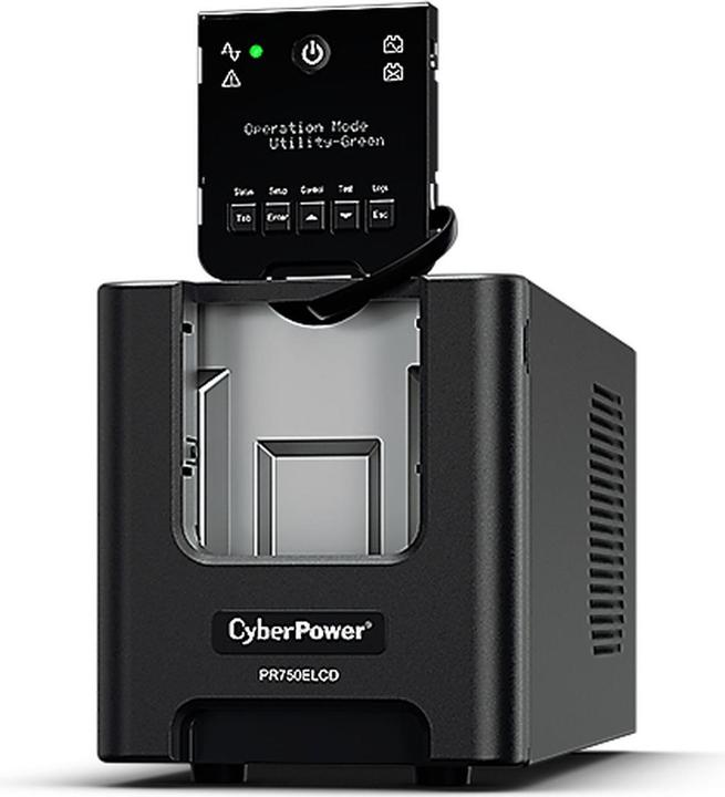 Actual product image Cyberpower UPS 750VA PR750ELCDN (750 VA, 675 W, Line-interactive UPS)