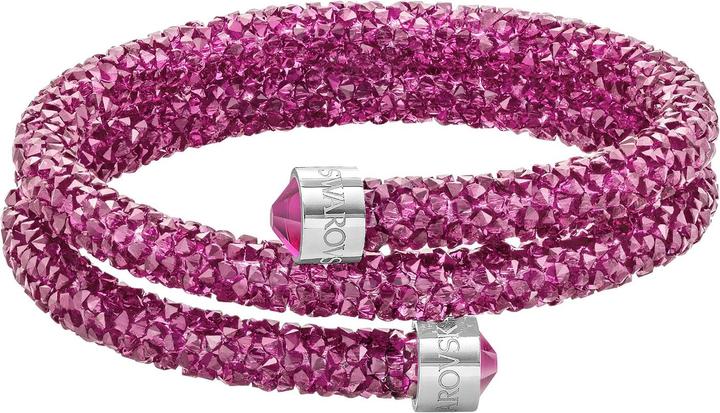 Swarovski Crystaldust Bangle doppio rosa (Metallo)