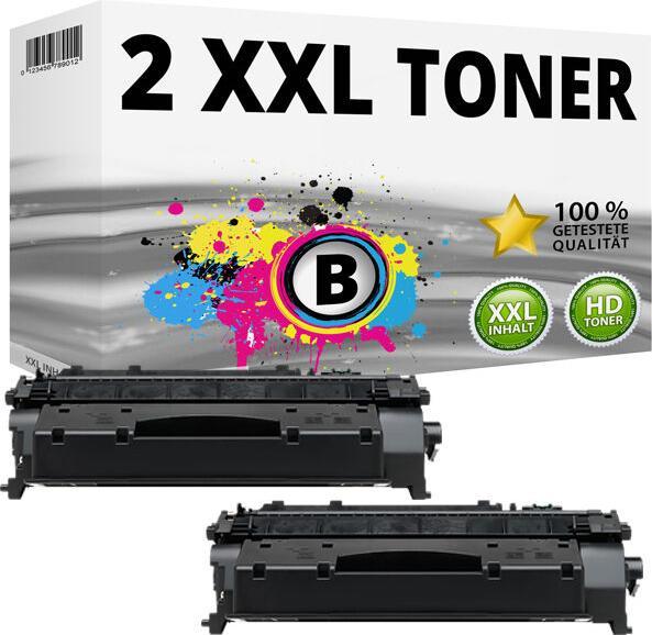Produktbild Druckfuxx 2x XXL TONER PATRONEN für HP LaserJet 400 M401N M401D M401DN M401DNE 8