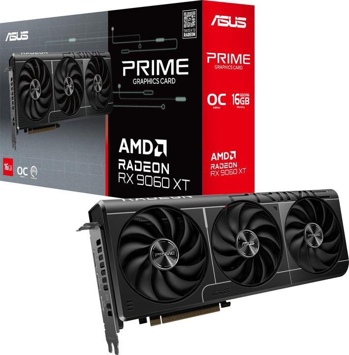 Actual product image ASUS PRIME-RX9060XT-O16G (16 GB)