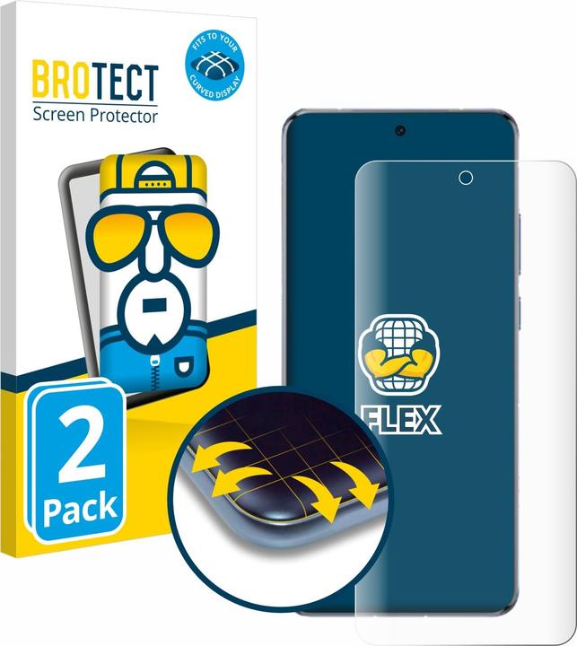 Actual product image BROTECT Full-Screen Protector (2 Piece, Landvo XM200 Pro)