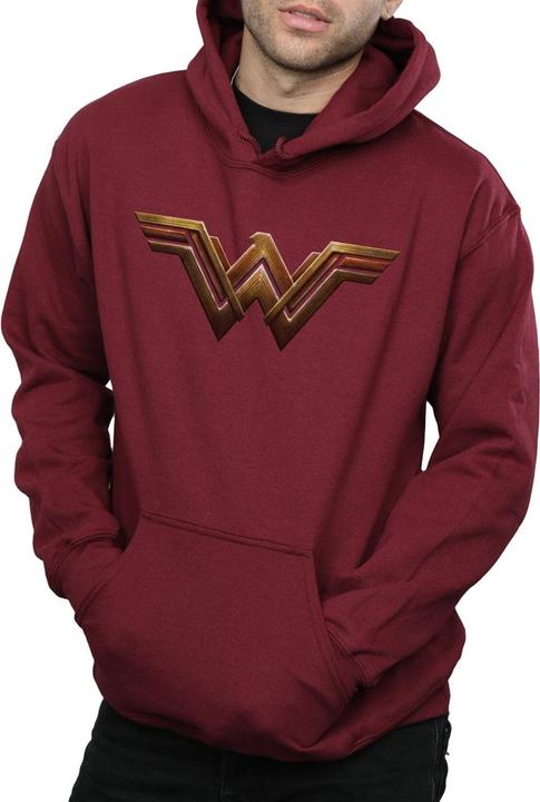 Immagine prodotto Justice League Movie Wonder Woman Emblem Felpa con Cappuccio Uomo (XL)