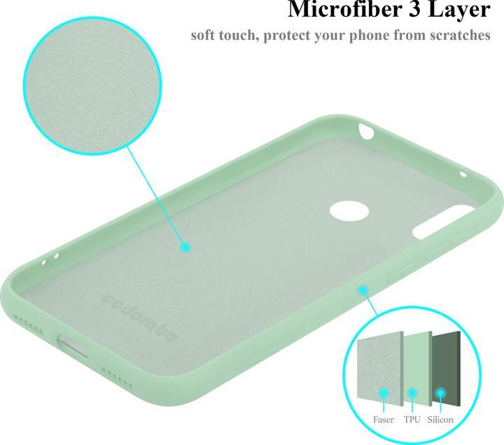 Immagine prodotto Cadorabo Copertura della cassa del silicone liquido TPU (Huawei Y7 Prime (2019), Huawei Y7 (2019))