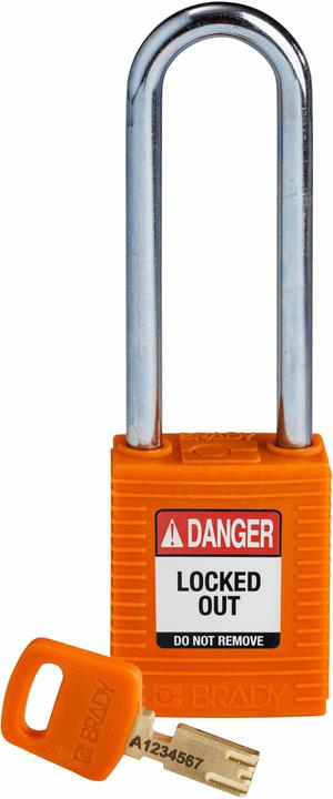 Produktbild Brady SafeKey Nylon Lockout-Vorhängeschlösser