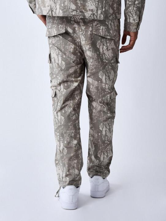 Immagine prodotto Project X Paris Pantaloni cargo multitasche con motivo rametti (M)
