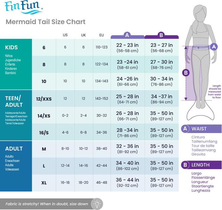 Actual product image Fin Fun Mermaidens Lunar Tide adults (size M - 38/40)