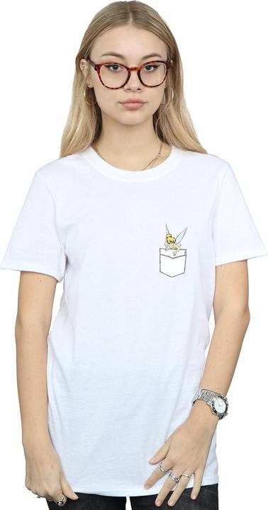 Immagine prodotto Disney Tinker Bell Faux Pocket Maglietta Ampia Donna (XL)