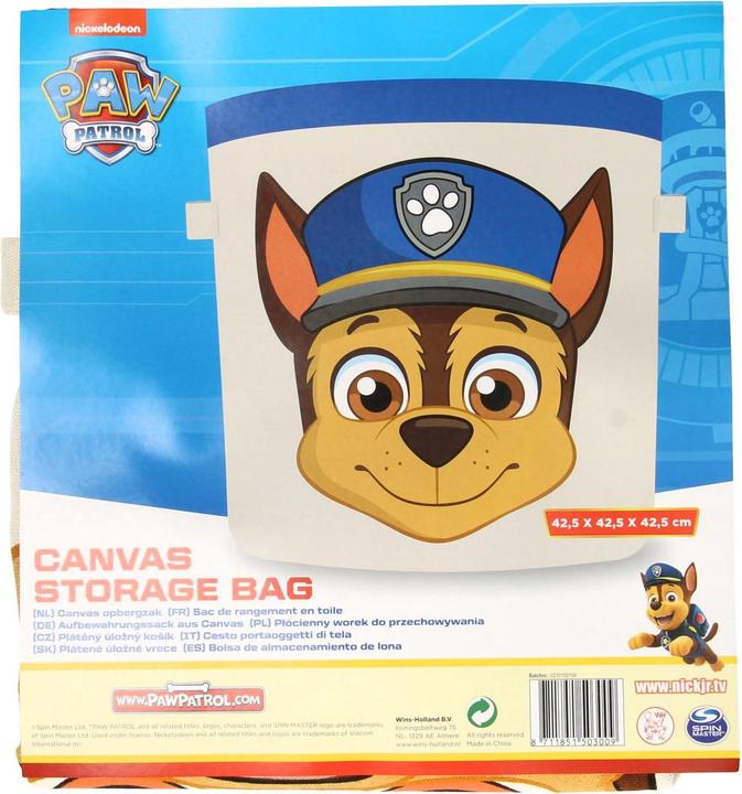 Produktbild Wins Holland Canvas-Aufbewahrungstasche PAW Patrol