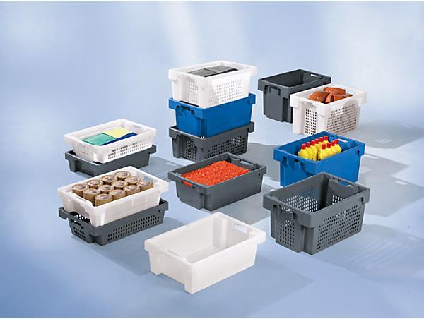 Actual product image kaiserkraft HDPE rotary stacking container