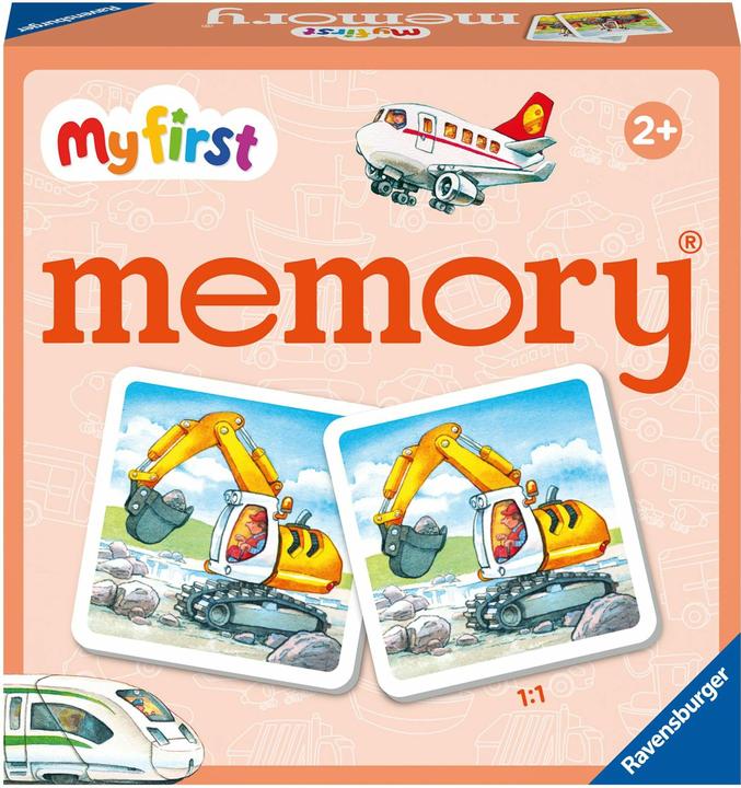 Produktbild Ravensburger My first memory - Fahrzeuge (Niederländisch, Italienisch, Spanisch, Französisch, Englisch, Deutsch, Portugiesisch)