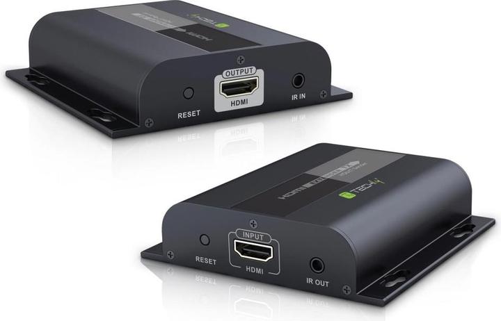 EFB Elektronik TECHLY HDBitT HDMI Extender Set transmitter and receiver over IP via network cable Cat5/5e/6 up to