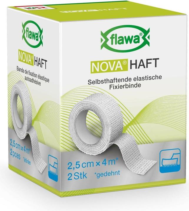 Actual product image Flawa Adhesive cohesive gauze bandage