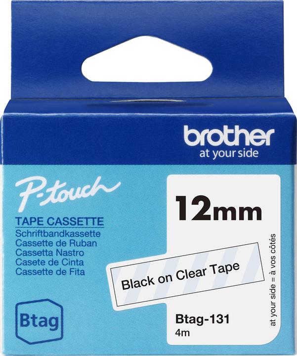 Actual product image Brother Btag (1.20 cm, Transparent)