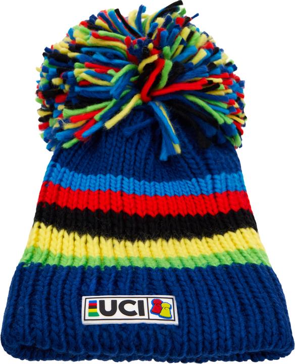 Actual product image Santini Big Bubble Hat UCI Rainbow World Champion