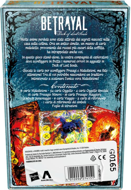 Actual product image Hasbro Betrayal Deck Of Lost Souls