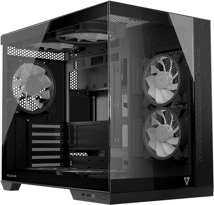 Actual product image Modecom Obudowa Volcano Panorama czarna (AT-PANORAMA-NF-0000-10-000000-0002) (ATX, ITX, Mini-ATX)