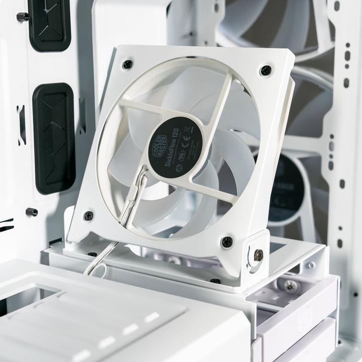 Produktbild Cooler Master PC-Gehäuse HAF 500 Midi-Tower ARGB baltas (mATX, Mini-ITX, ATX, E-ATX)