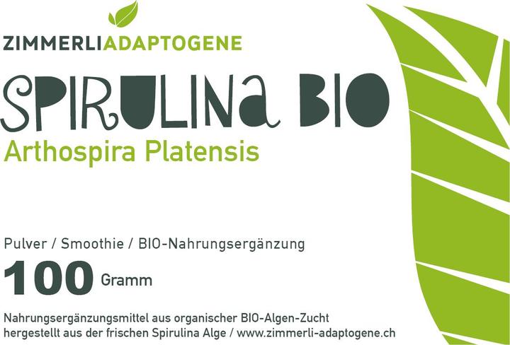 Produktbild Zimmerli Adaptogene Spirulina Pulver (BIO) (1 Stück, Pulver, 100 g)