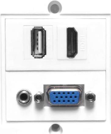 Produktbild Vivolink Wall Box HDMi + USB + VGA