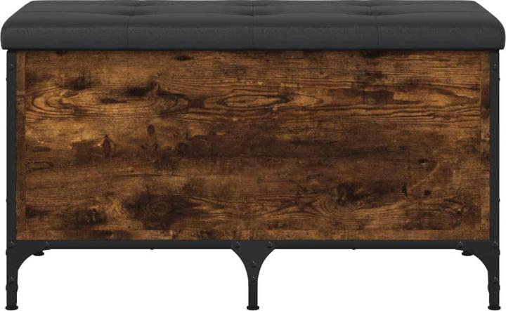 Image du produit VidaXL Banc avec espace de rangement Chêne fumé 82x42x45 cm (42 cm)
