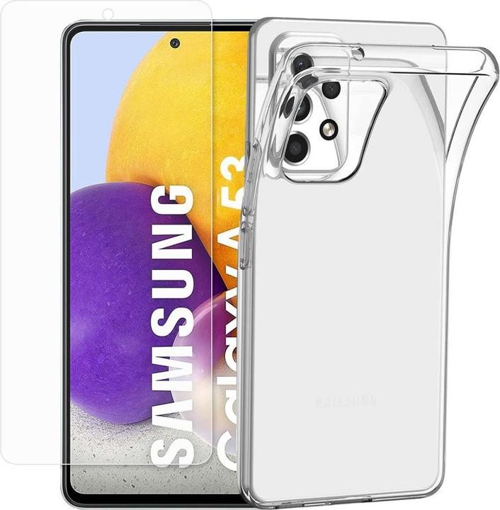 Cover-Discount Galaxy A53 5G - Copertura in gomma siliconica trasparente (Samsung Galaxy A53 5G)