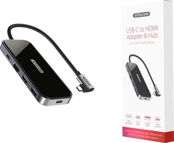 Sitecom USB-C – HDMI (USB-C, 5 Ports)