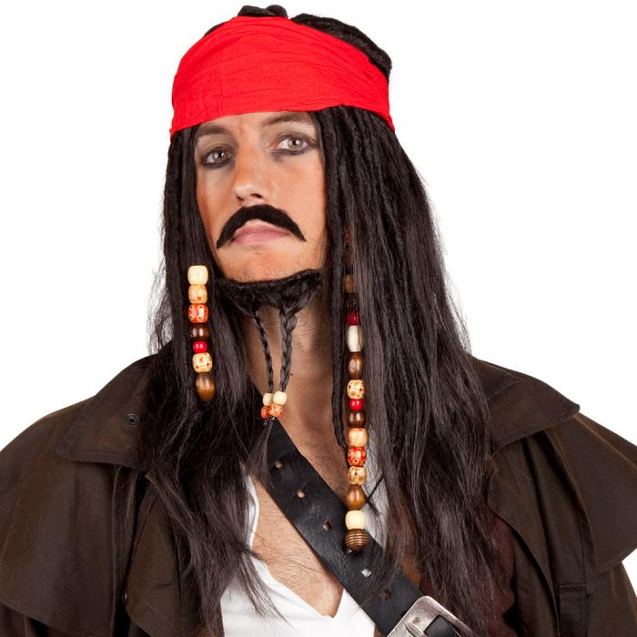 Boland Tobias with bandana wig